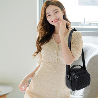 Monaco Damen-Umhängetasche aus ökologischem Leder