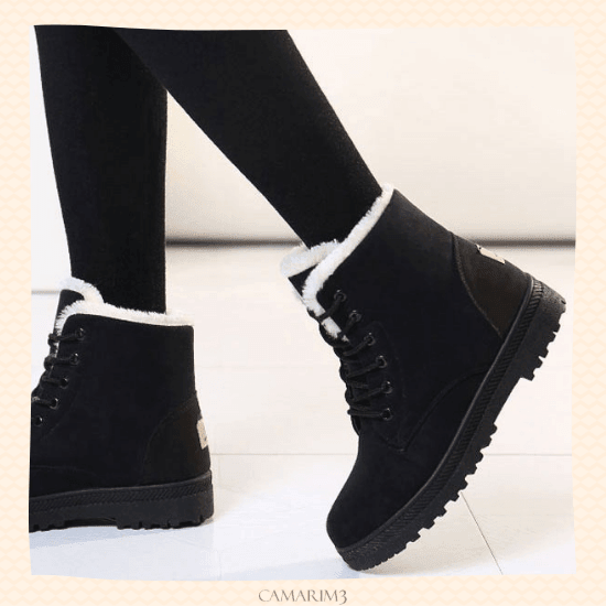 Damenstiefel mit Traktorsohle