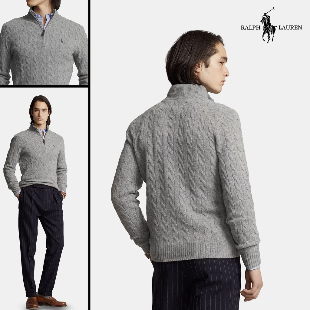 R&L Kaschmir-Zopfmusterpullover (UNVERPASSBARER RABATT)