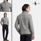 R&L Kaschmir-Zopfmusterpullover (UNVERPASSBARER RABATT)